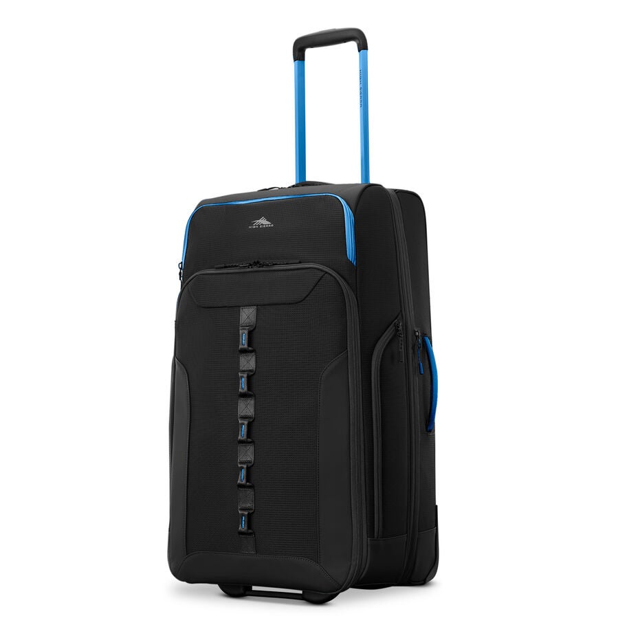 High Sierra Hi-Life Wheeled Duffle (28") in the color Black/Blue. image number 0