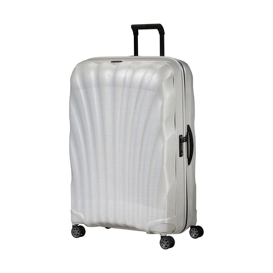 Samsonite C-Lite valise grand &agrave; roues (30) in the color Blanc Cass&eacute;. image number 0