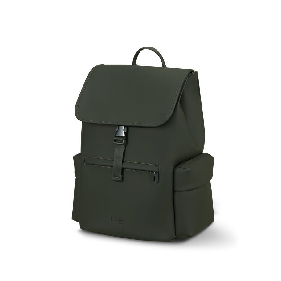 Lipault LOST IN BERLIN Cargo Backpack 2.0 in the color Dark Moss. image number 0