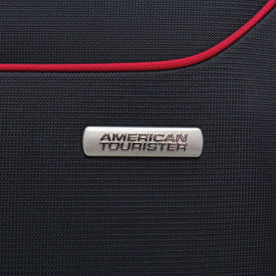 American Tourister Journey Lite Spinner Medium in the color Black/Red. image number 6