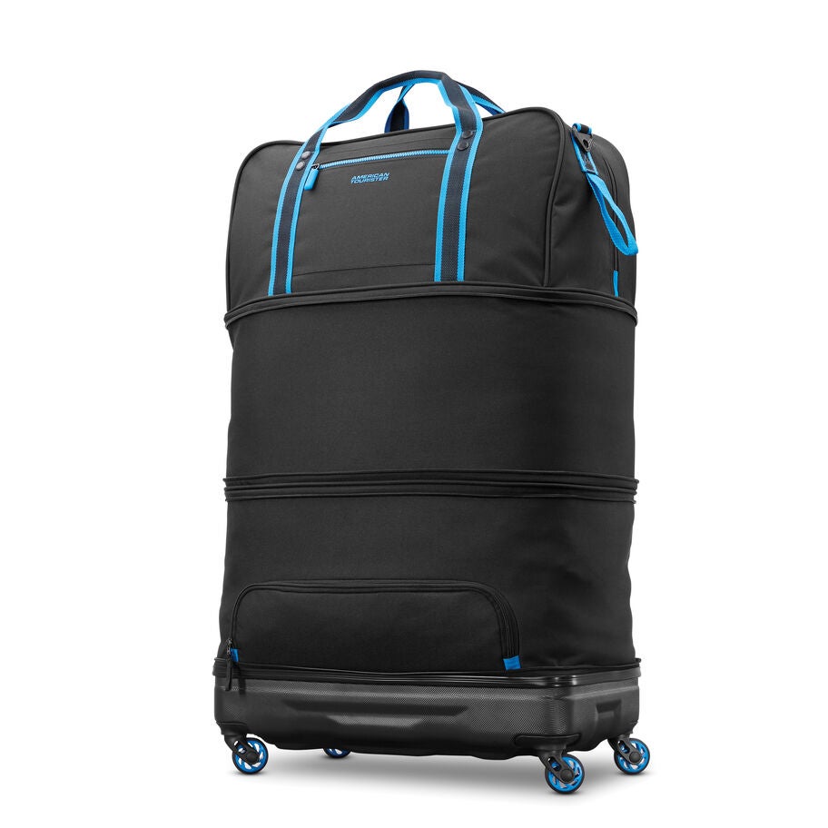 American Tourister EXO Hybrid Duffle in the color Black/Blue. image number 3
