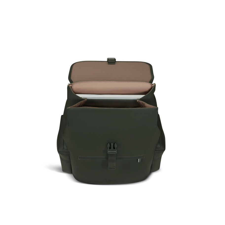 Lipault LOST IN BERLIN Cargo Backpack 2.0 in the color Dark Moss. image number 2
