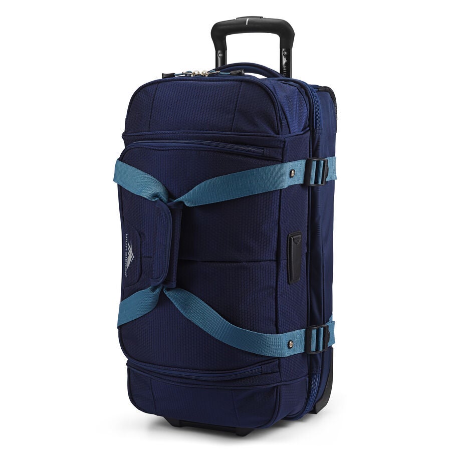 High Sierra Fairlead 22" Drop Bottom Duffle in the color True Navy/Graphite Blue. image number 8