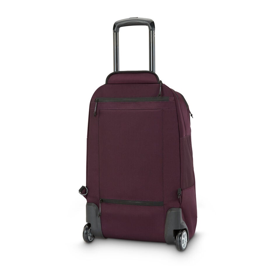 Samsonite Detour Convertible Wheeled Hybrid Backpack in the color New | Plum. image number 7