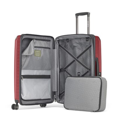 Samsonite ICON Spinner Large in the color Red.