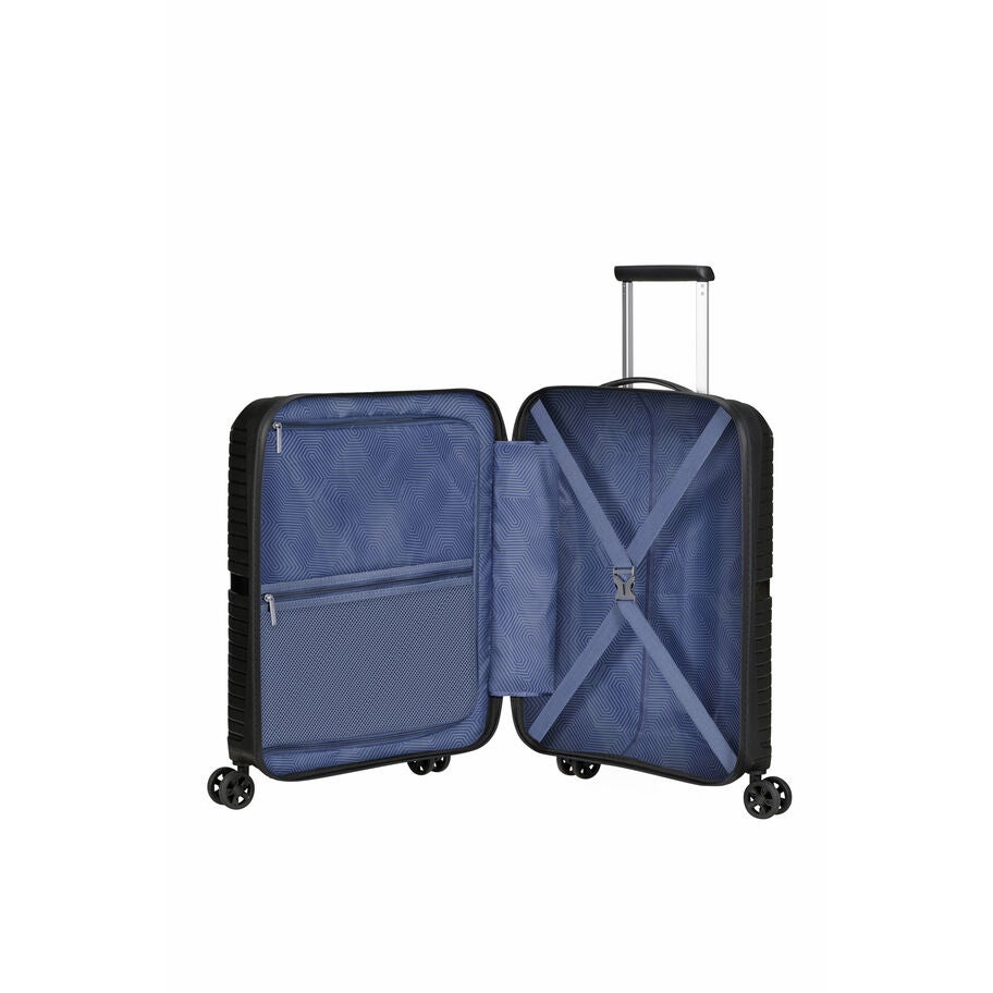 American Tourister Airconic Spinner Frontload Carry-On&trade; in the color Onyx Black. image number 1