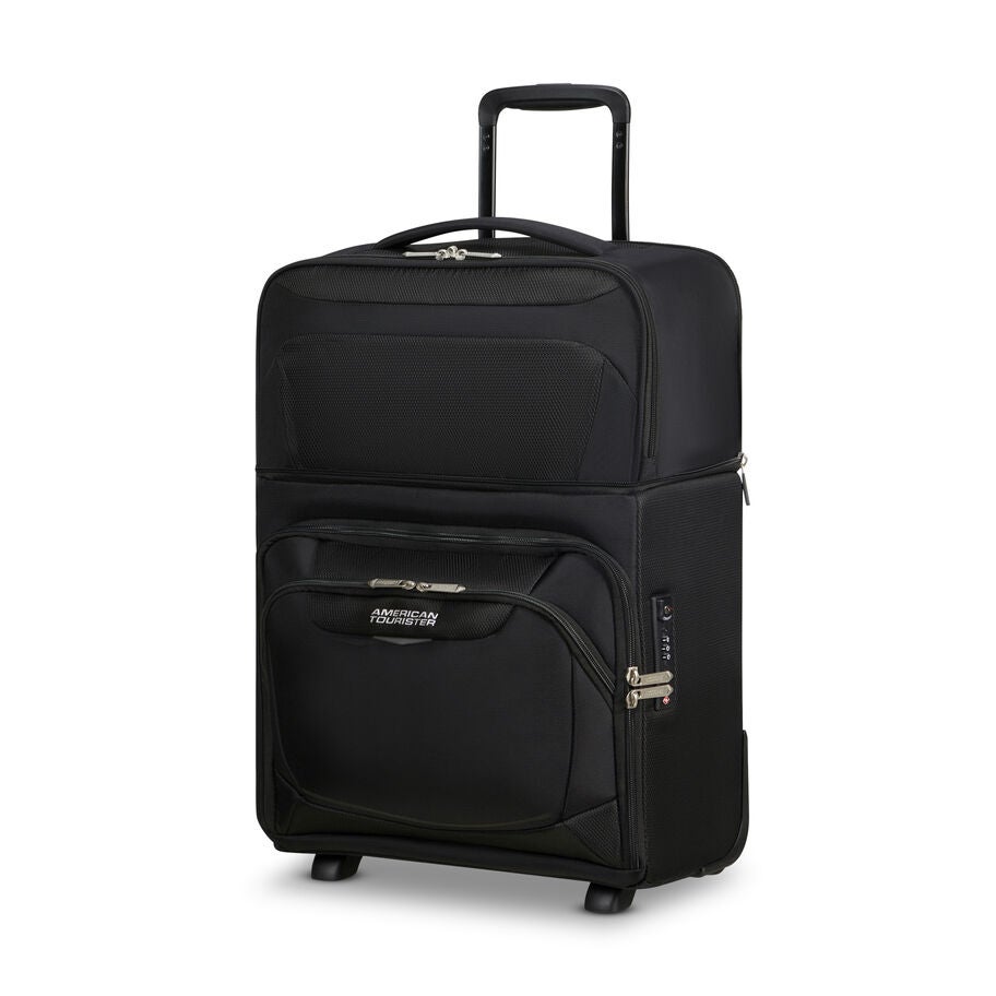 American Tourister SummerRide Expandable Upright Underseater in the color Black. image number 0