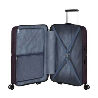 American Tourister Airconic Spinner Medium in the color Dark Plum.