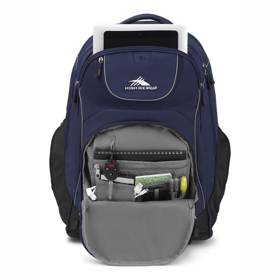 High Sierra Powerglide Wheeled Backpack in the color . image number 2