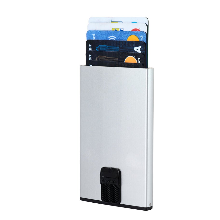 Samsonite Alu Fit &Eacute;tui Coulissant in the color Aluminium. image number 1