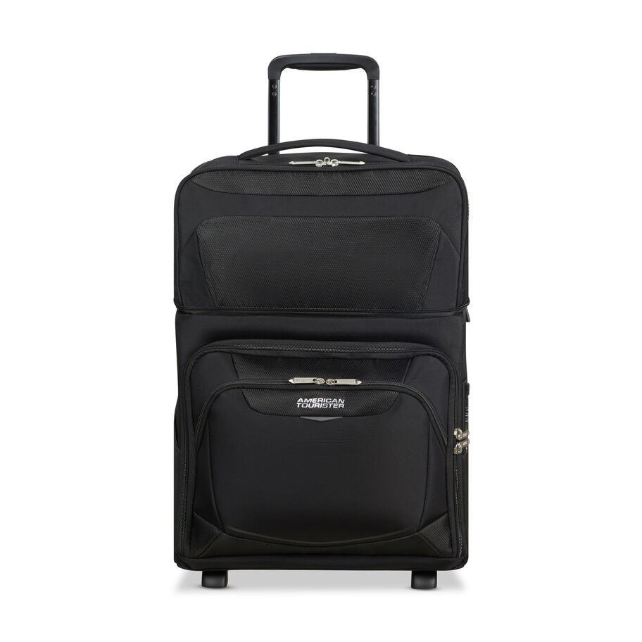 American Tourister SummerRide Expandable Upright Underseater in the color Black. image number 4