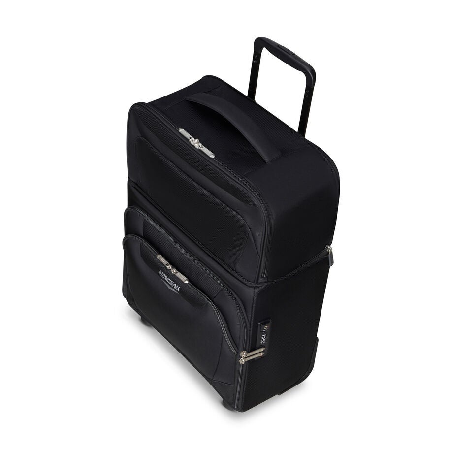 American Tourister SummerRide Expandable Upright Underseater in the color Black. image number 3