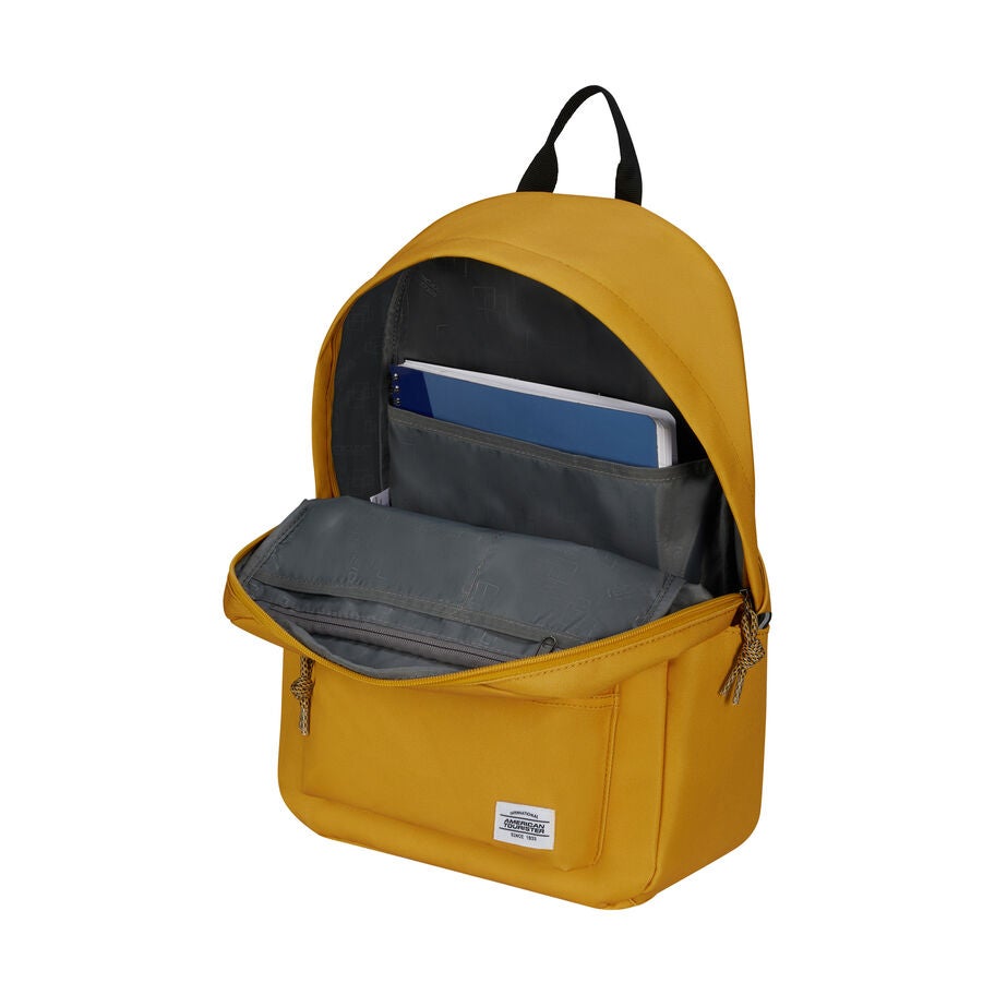 American Tourister BrightUp Backpack in the color Yellow. image number 1
