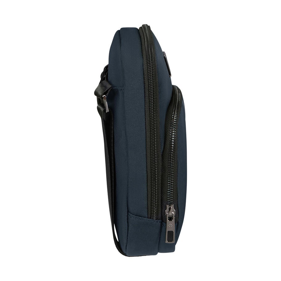 Samsonite SackSquare Crossbody Small in the color Blue. image number 2