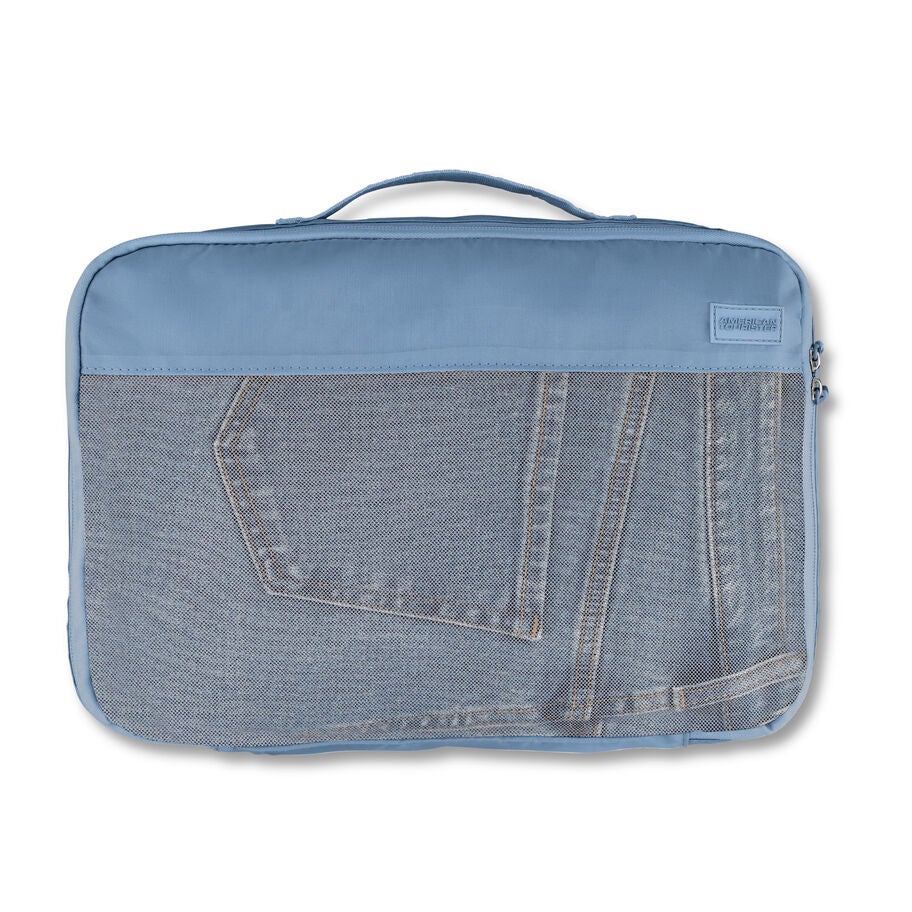 American Tourister Stratum 3.0 3 Piece Packing Cubes in the color Elemental Blue. image number 5