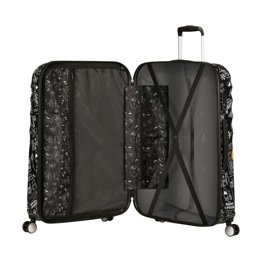 American Tourister Disney Wavebreaker valise grand &agrave; roues in the color Blanc. image number 1