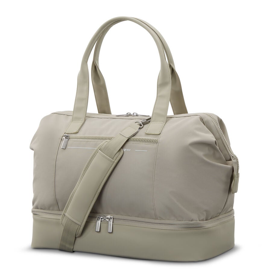 Samsonite Companion Bags Weekender in the color Limestone Grey. image number 0