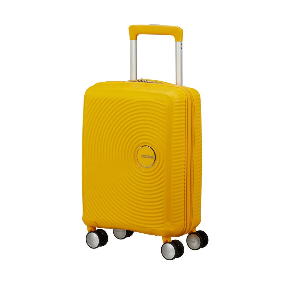 American Tourister Little Curio valise de cabine &agrave; roues pour enfants in the color Jaune Dor&eacute;. image number 0