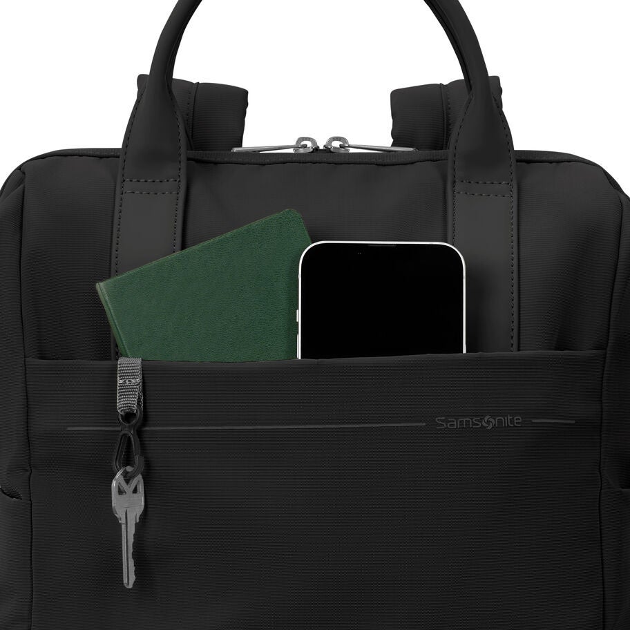 Samsonite Companion Bags Convertible Backpack in the color Black. image number 3