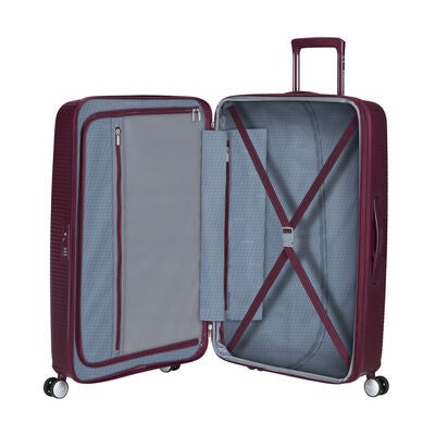 American Tourister Curio Spinner Large in the color Wild Cherry.