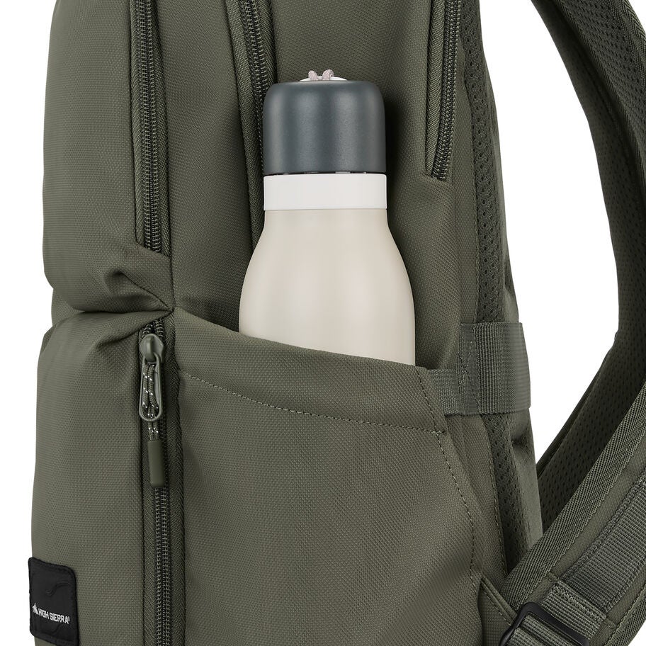 High Sierra Lineage Backpack in the color Olive. image number 6