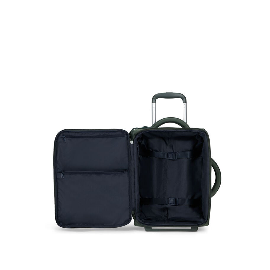 Lipault Foldable Plume Mini Cabin Upright, Khaki Green, Interior Image image number 1