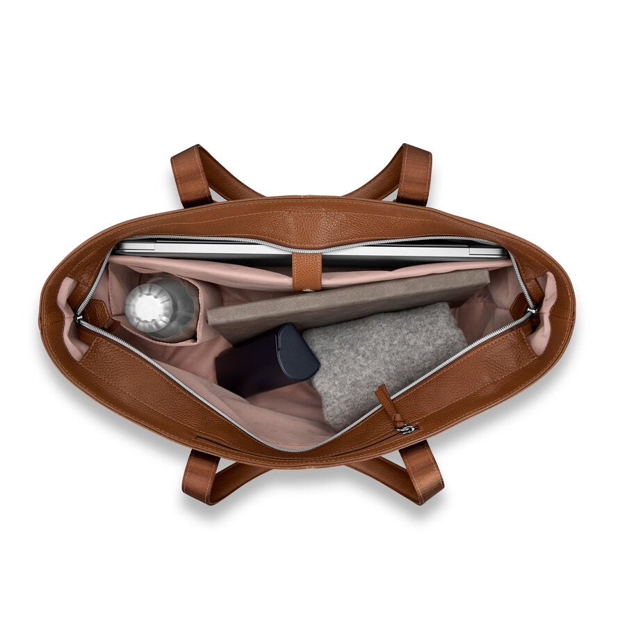 Samsonite Mobile Solution 2 Cuir Fourre-tout d&rsquo;Affaires in the color Cognac. image number 1