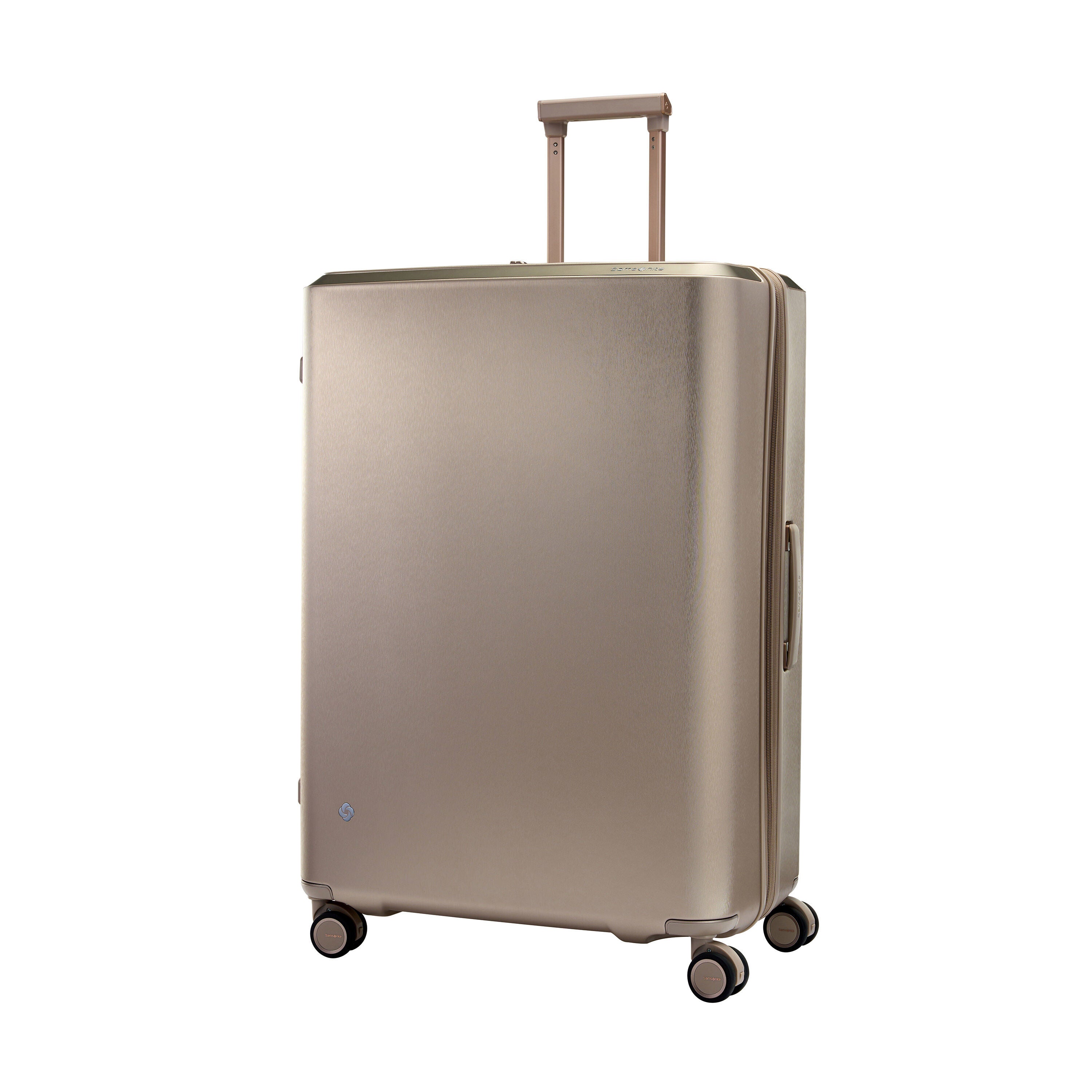 Samsonite rose gold suitcase discount