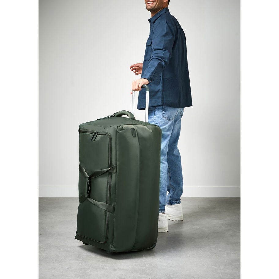 Lipault Foldable Plume Wheeled Duffle (78/29) in the color Khaki. image number 1
