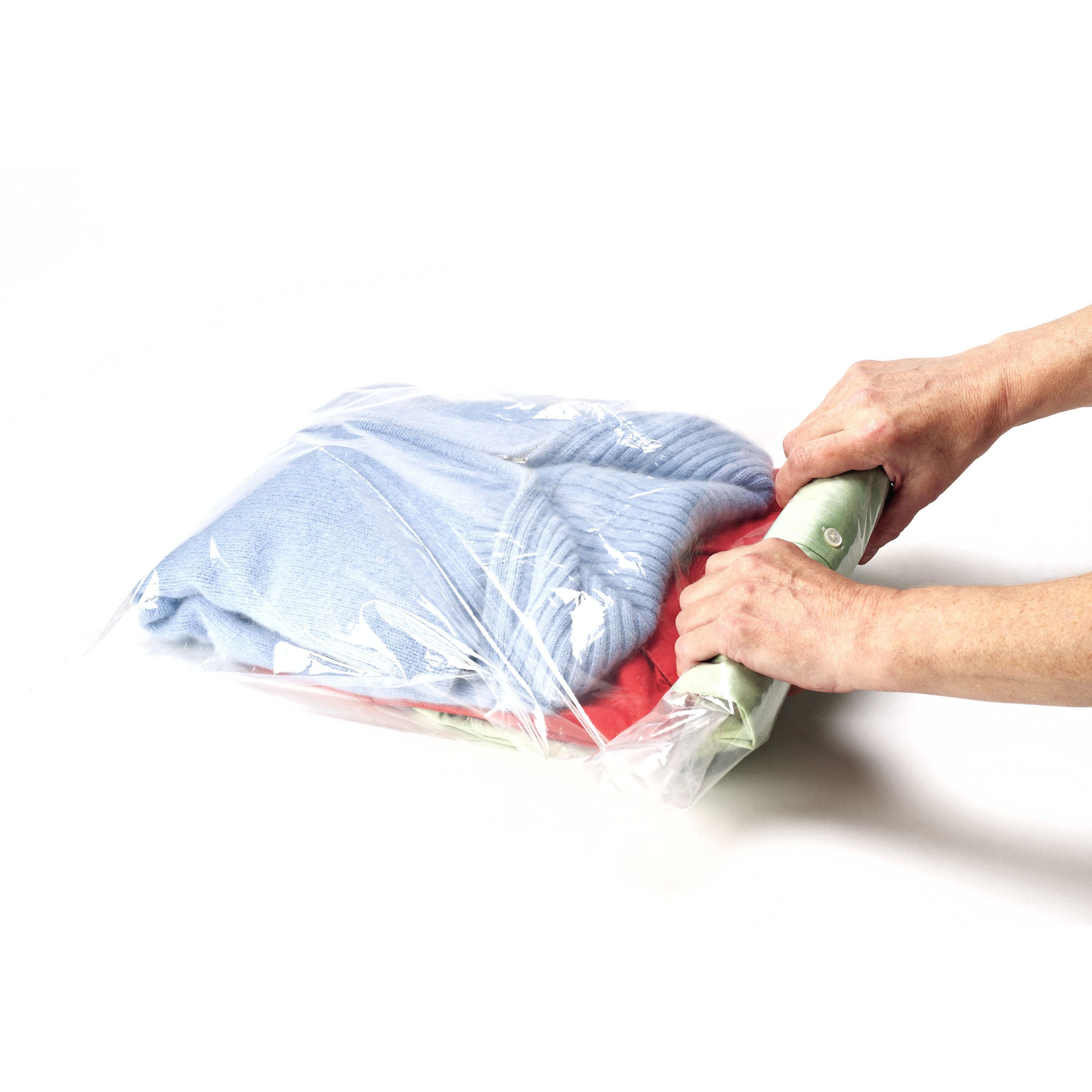 Compressed bag top