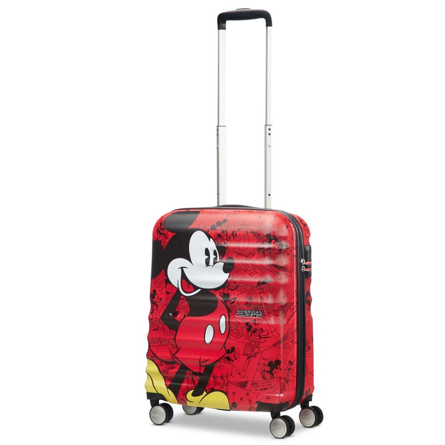 American Tourister Disney Wavebreaker Spinner Carry-On&trade; in the color Mickey Comics Red. image number 3