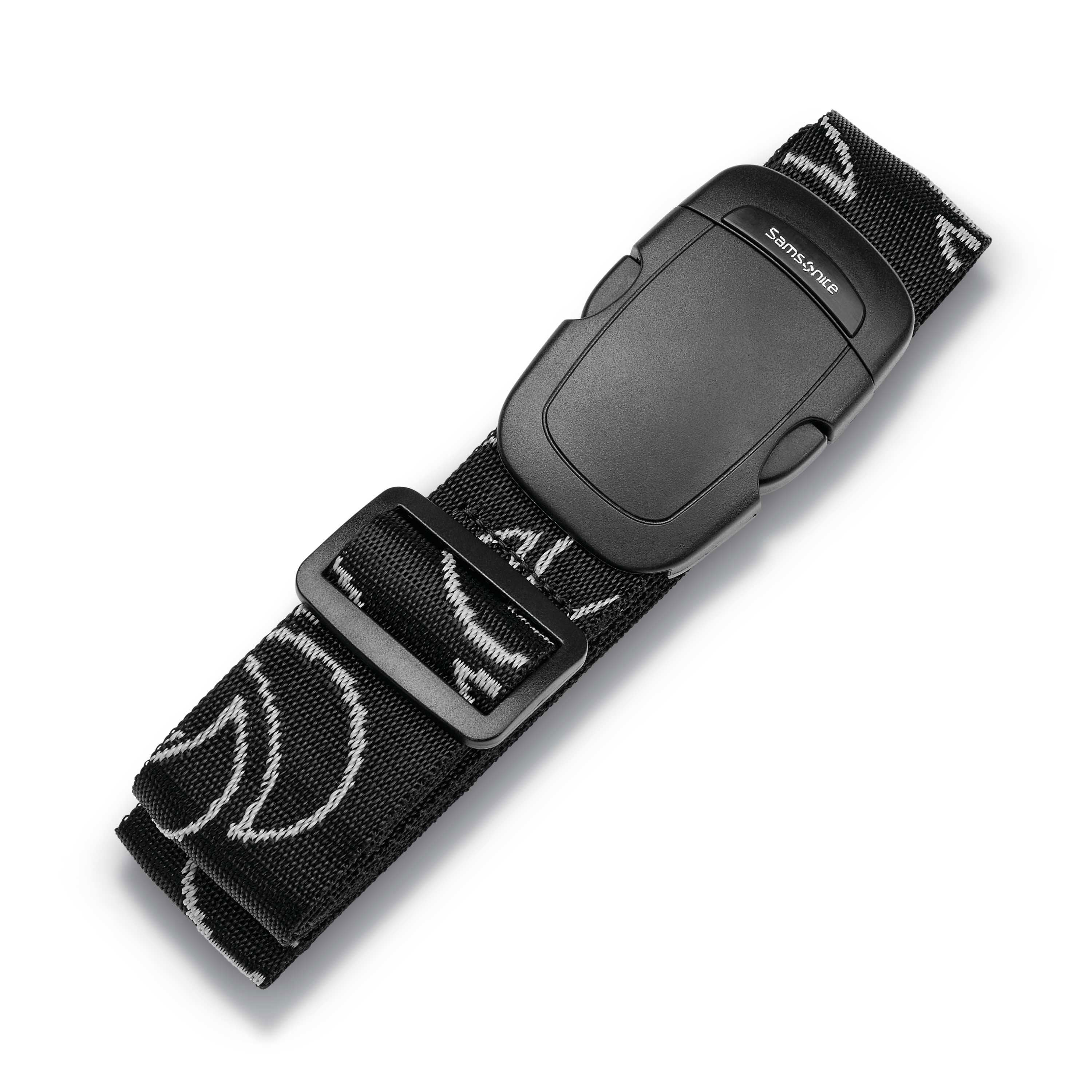 Black luggage strap hotsell