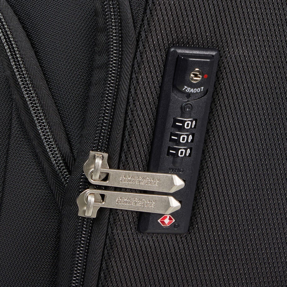 American Tourister SummerRide Expandable Upright Underseater in the color Black. image number 16