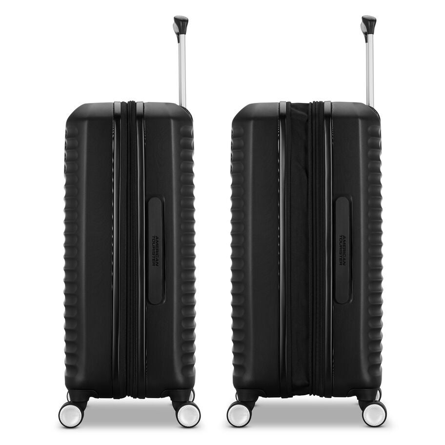 American Tourister Stratum 3.0 valise grand &agrave; roues in the color NOIR. image number 2