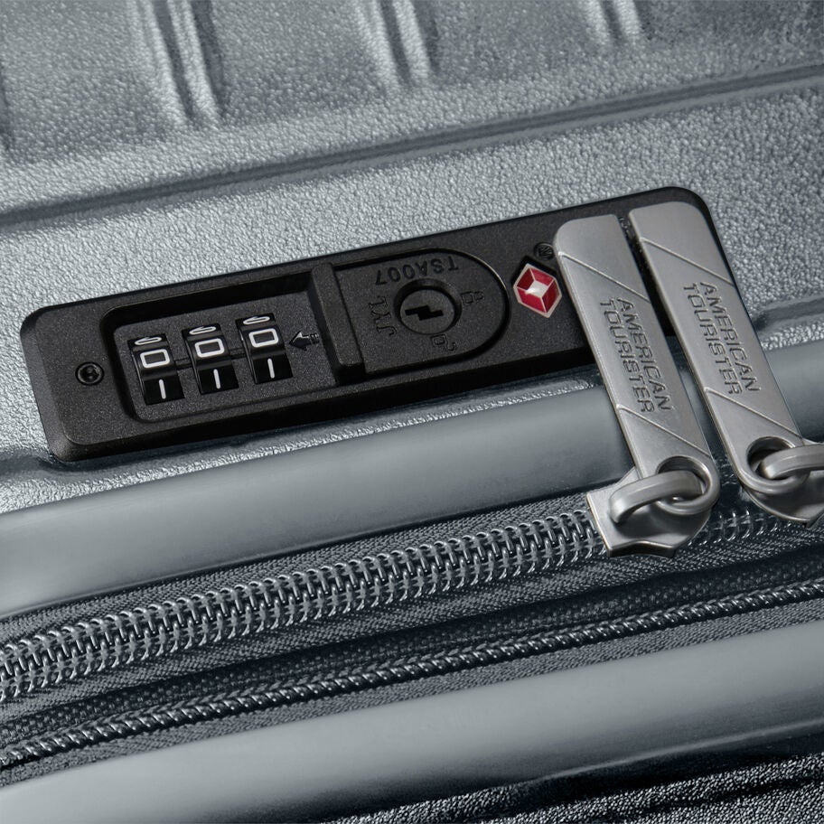 American Tourister Surftime Spinner 3 Piece Set (CO/M/L) in the color Silver. image number 6