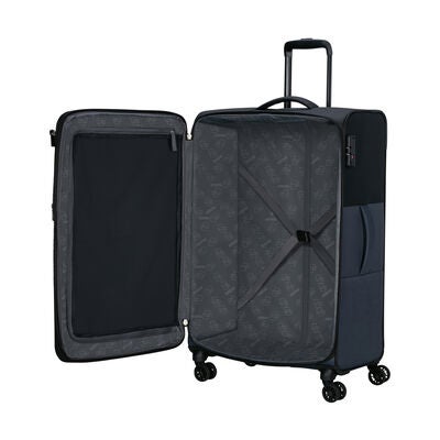 American Tourister Daring Dash Spinner Large in the color Black/Grey.