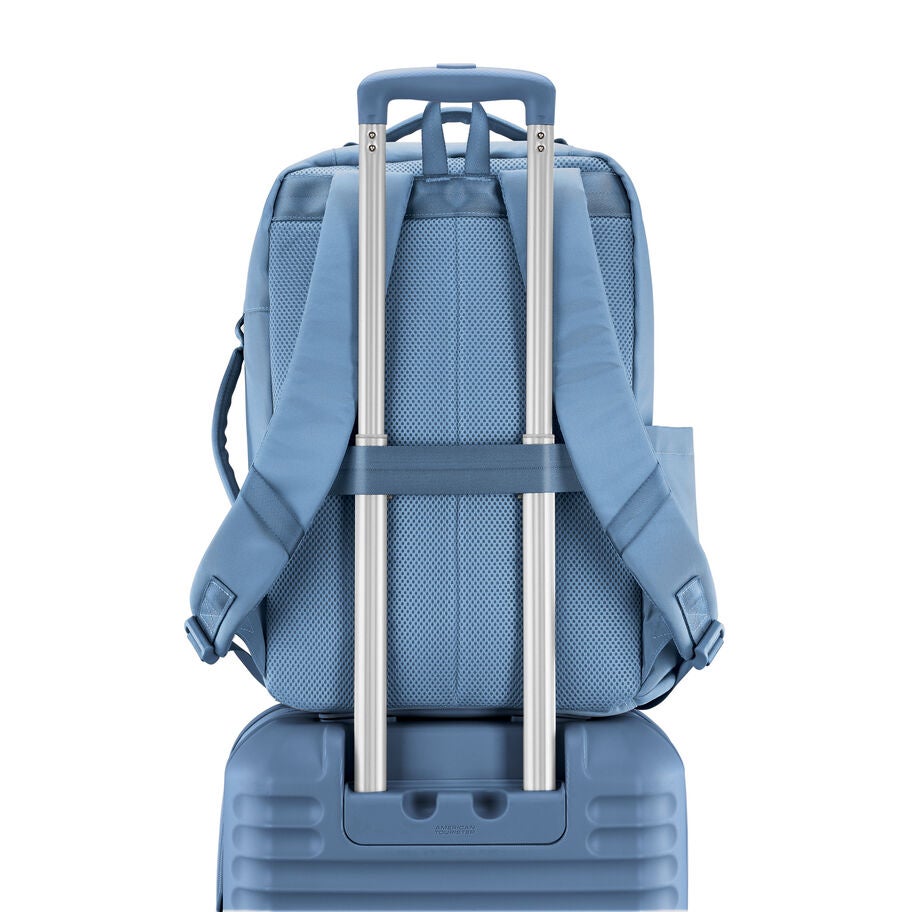 American Tourister Stratum 3.0 Travel Backpack in the color Elemental Blue. image number 6