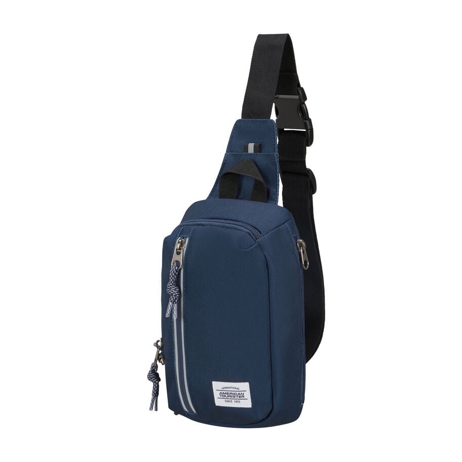 American Tourister BrightUp Sling Bag in the color Navy. image number 0