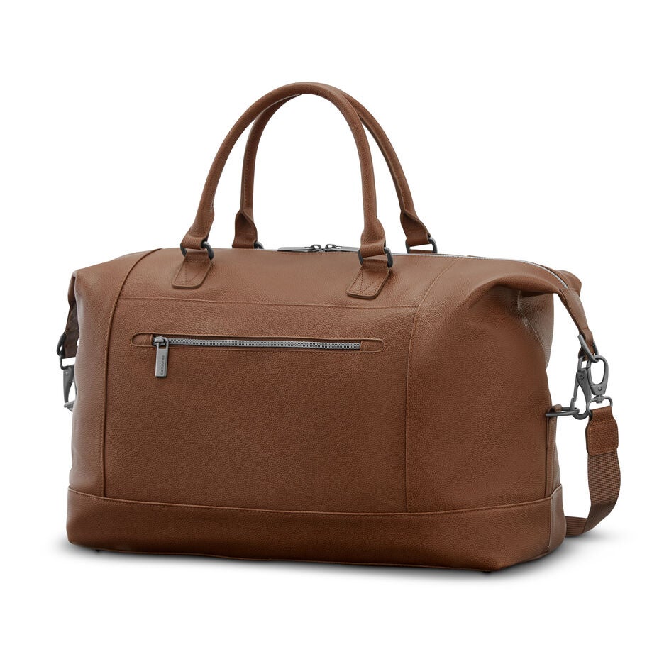 Samsonite Classic Leather Sac de sport week-end in the color Cognac. image number 7