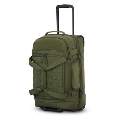 High Sierra Pathsetter 22" Wheeled Duffle in the color Moss.