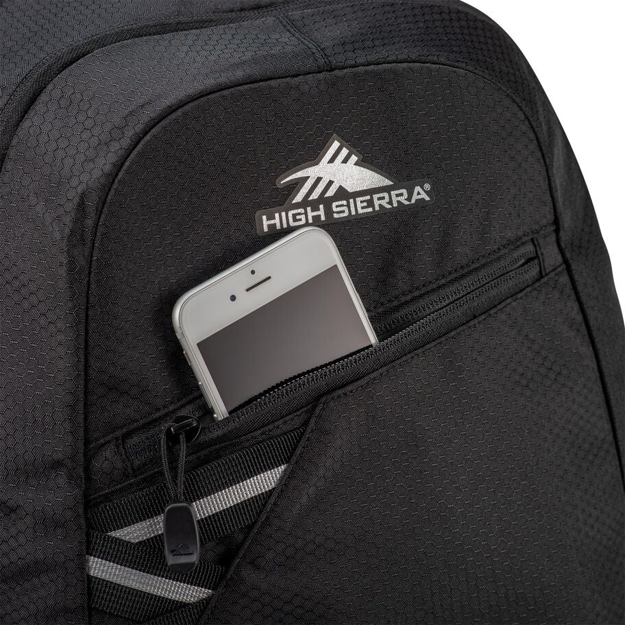 High Sierra BTS Outburst 2.0 Backpack in the color Black. image number 3