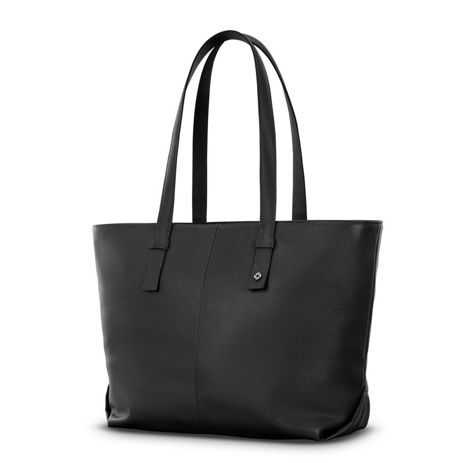 Samsonite Mobile Solution 2 Leather Business Tote in the color Black. image number 0