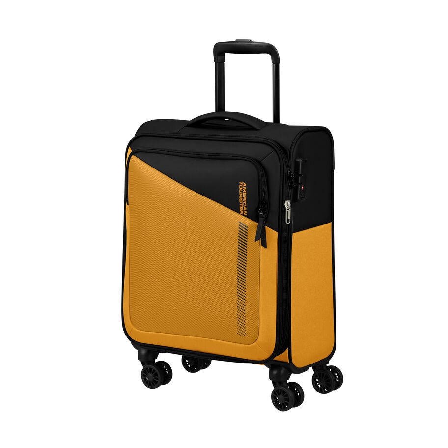 American Tourister Daring Dash valise de cabine &agrave; roues in the color Noir/Jaune. image number 0