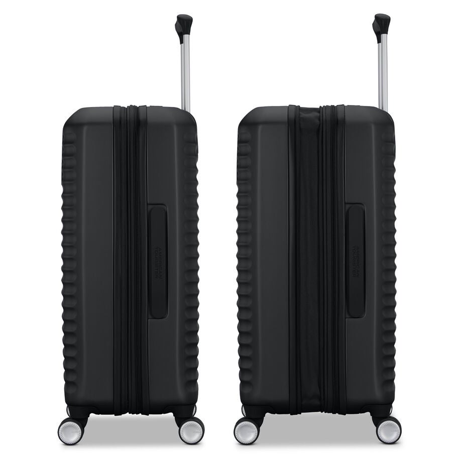 American Tourister Stratum 3.0 3 Piece Set (CO/M/L) in the color Black. image number 5
