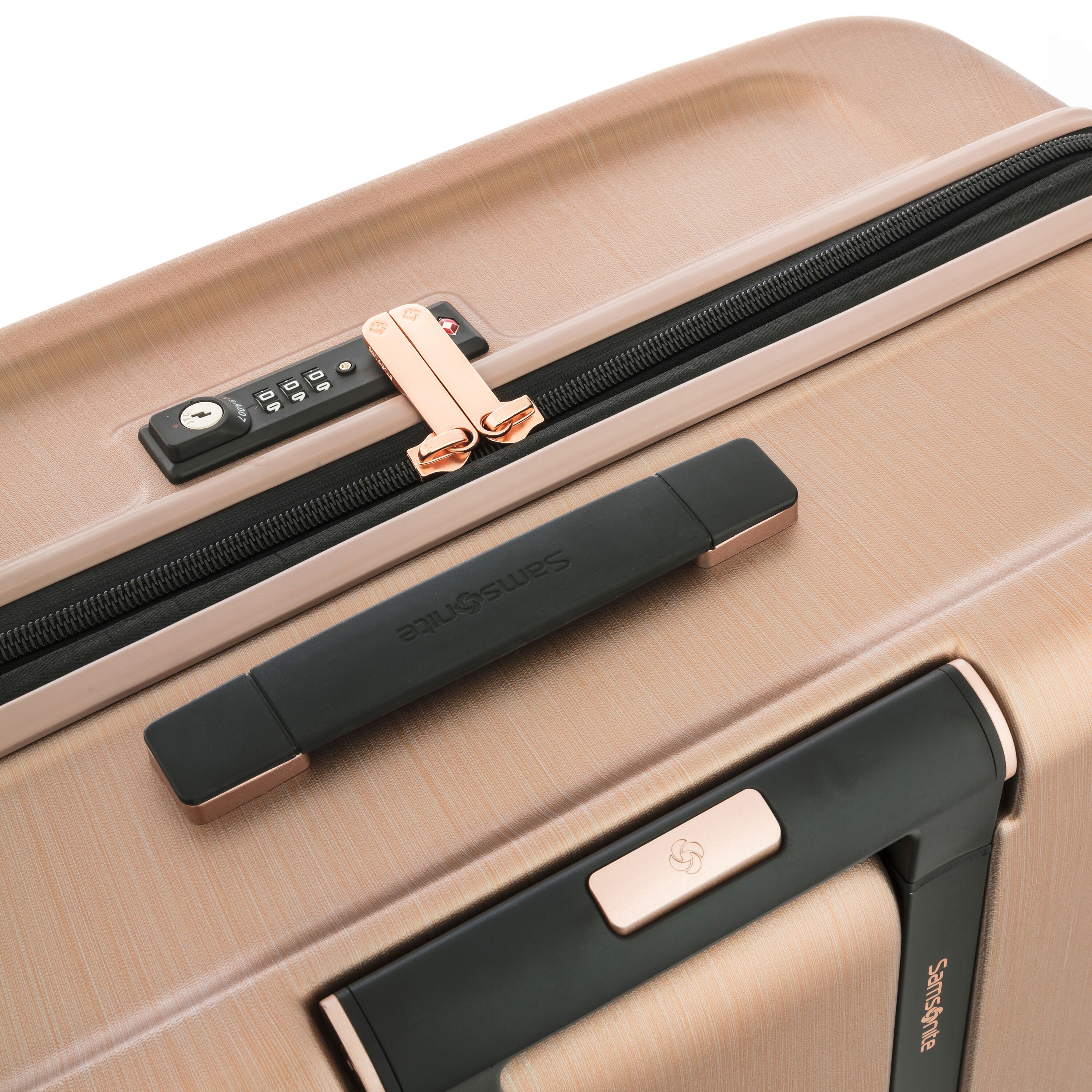 Samsonite rose shop gold spinner