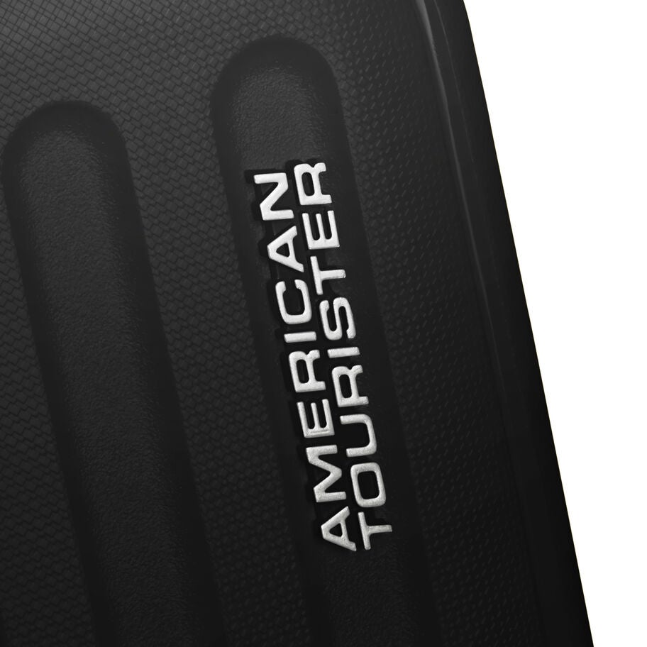 American Tourister Rejoy Spinner Medium in the color True Black. image number 4