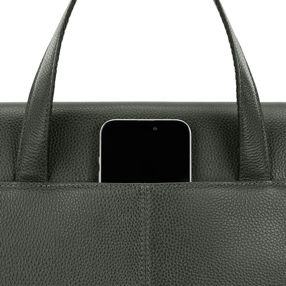 Samsonite Mobile Solution 2 Cuir Mallette convertible in the color Olive. image number 3