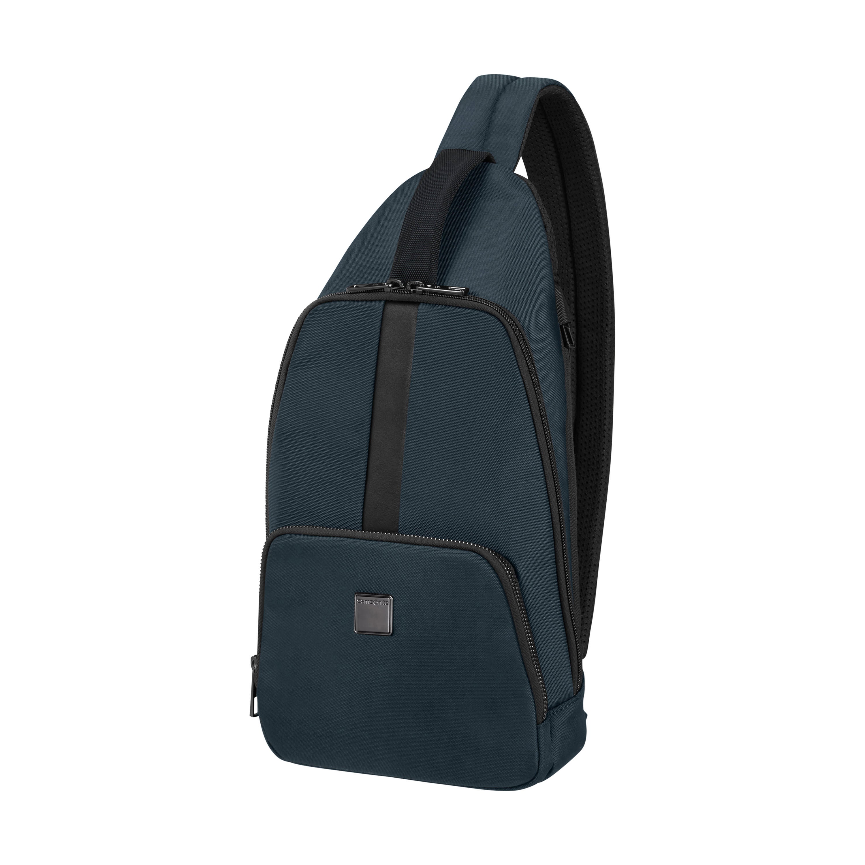 Left handed sling bag top