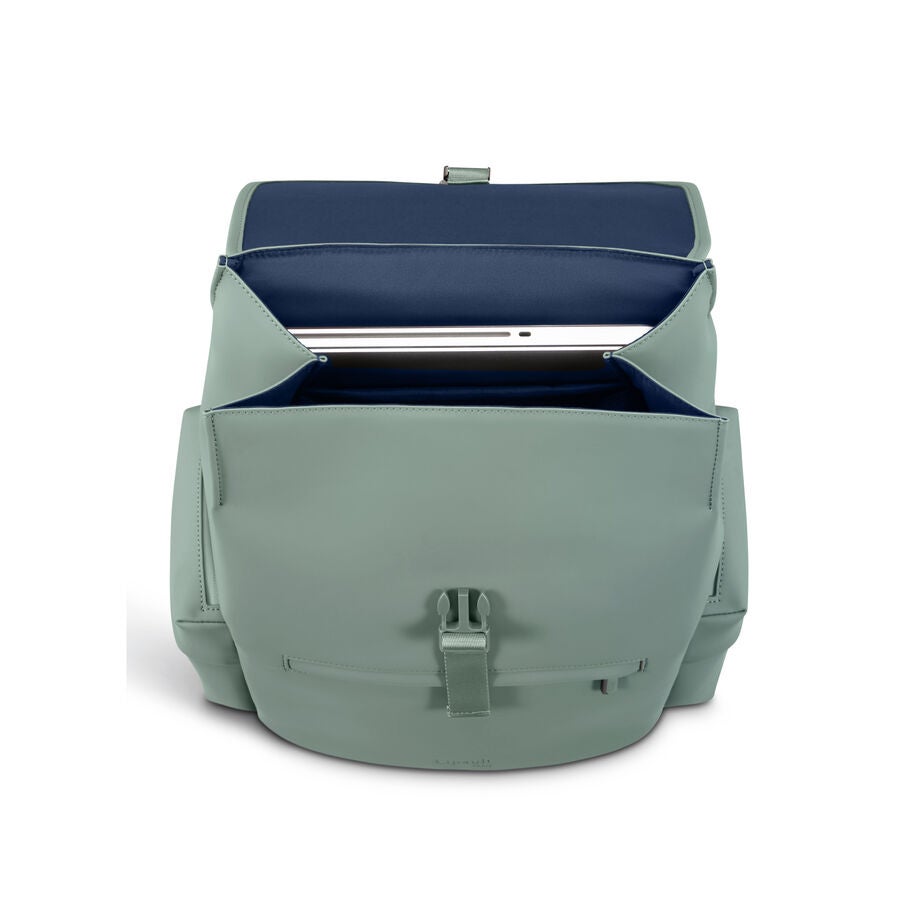 Lipault LOST IN BERLIN Mini sac &agrave; dos de chargement in the color Nouveau | Vert yoga. image number 2