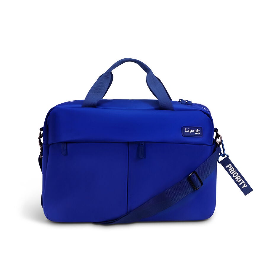 Lipault City Plume 24H Bag 2.0 - Layover in Mykonos in the color Magnetic Blue. image number 7